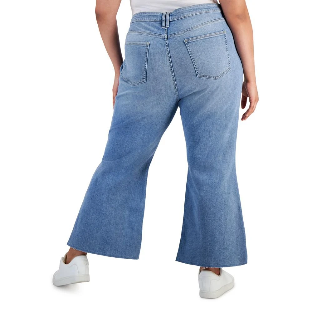 On 34th Trendy Plus Size Kick Flare Cropped Denim Jeans, Created for Macy's 2