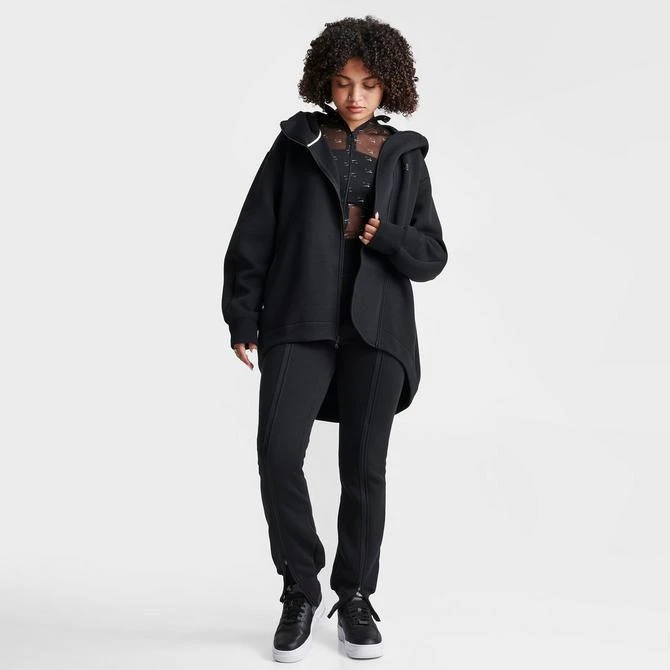 NIKE Women's Nike Sportswear Tech Fleece Oversized Cape Full-Zip Hoodie 2