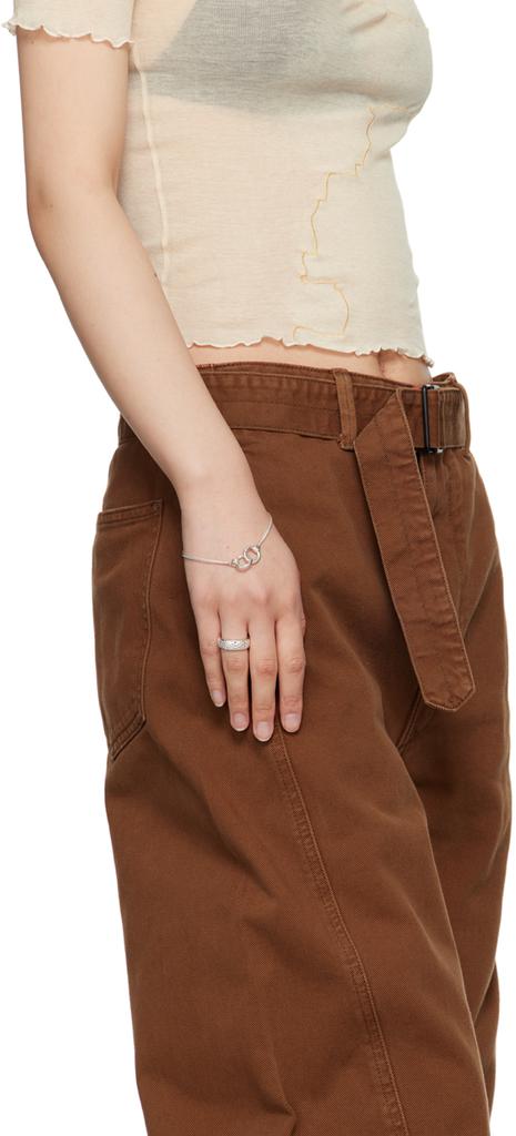 Pearls Before Swine Silver Ruln Ring