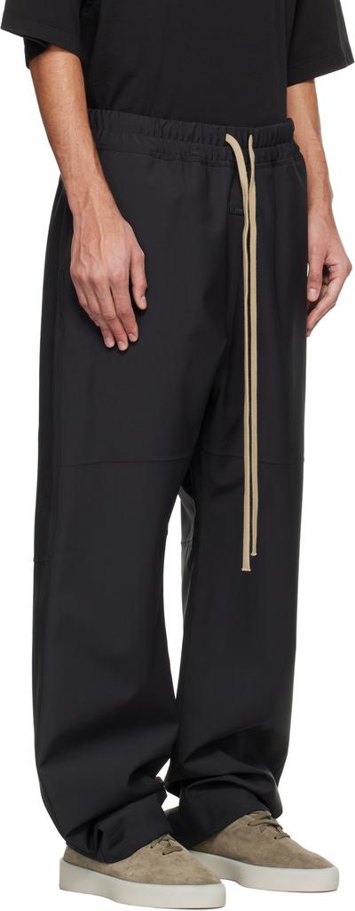 Fear of god Black Technical Split Knee Lounge Pants