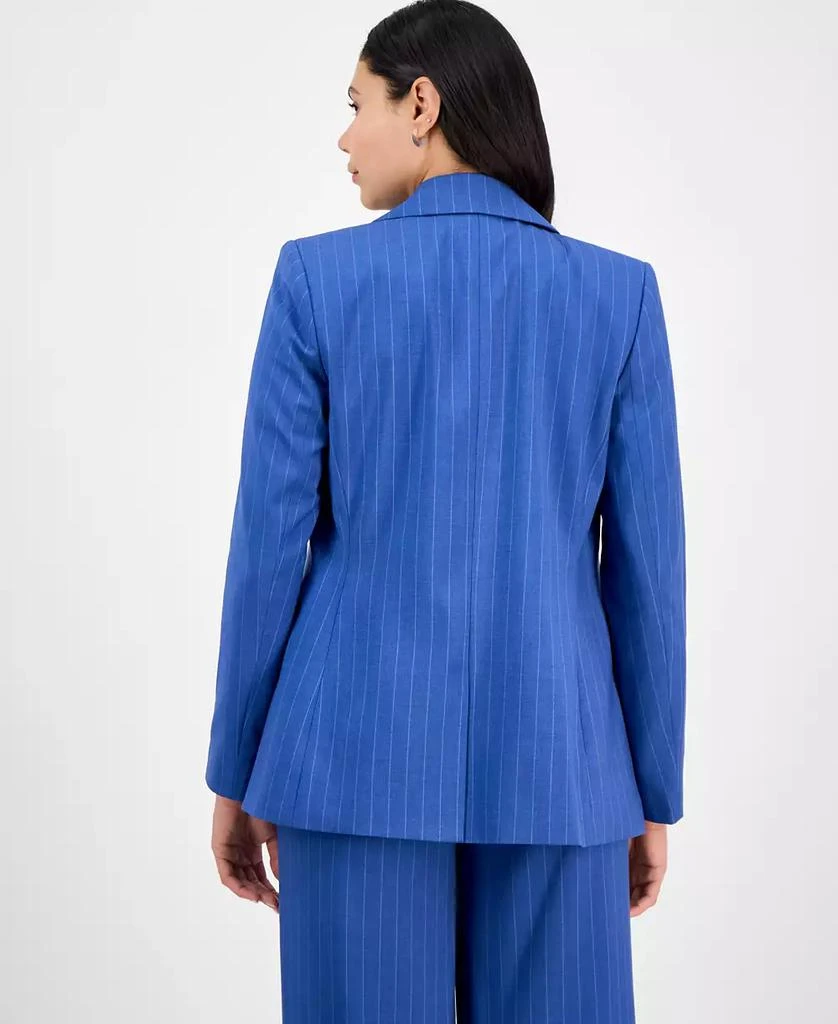 Tahari Women's Pinstripe Double-Breasted Jacket 4