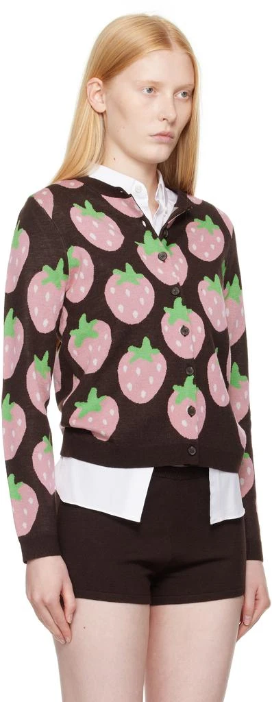 Sandy Liang Brown Eddie Cardigan 2