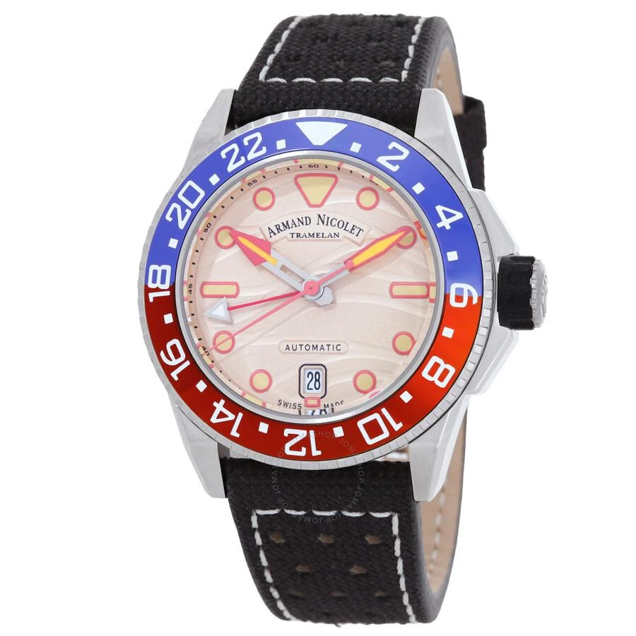 Armand Nicolet JSH GMT Automatic Men's Watch A487RGN-KO-P0640NC8 1