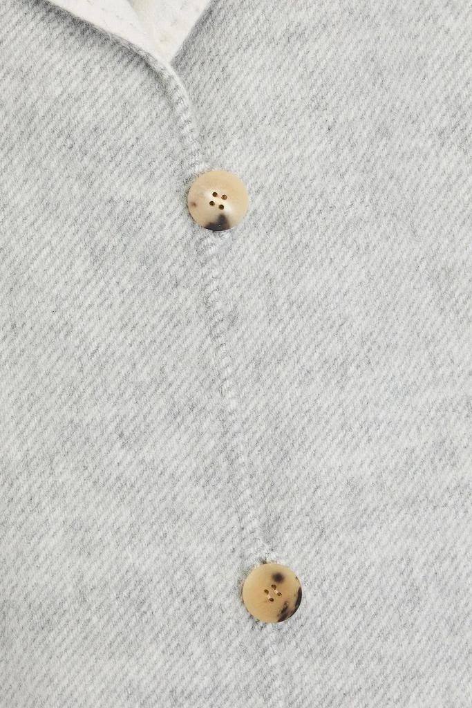 Le 17 Septembre Wool-blend twill coat 4