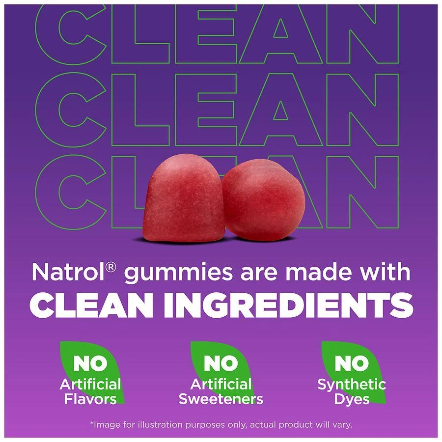 Natrol Sleep+ Calm, Melatonin and L-Theanine, Gummies Strawberry 9