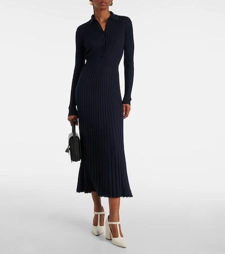 gabriela hearst silk and cashmere midi dress Gabriela Hearst, Ardor silk and cashmere Midi Dress, Women, Blue, S, Dresses