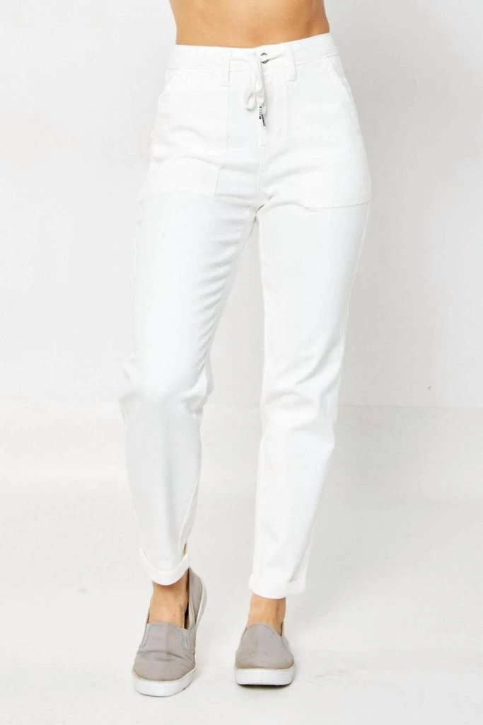 Judy Blue Judy Blue - High Waist Garment Dyed Cuffed Jogger Jean