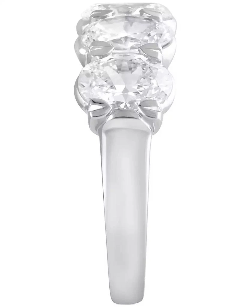 Badgley Mischka Certified Lab Grown Diamond Oval-Cut Band (3-1/2 ct. t.w.) in 14k Gold 3