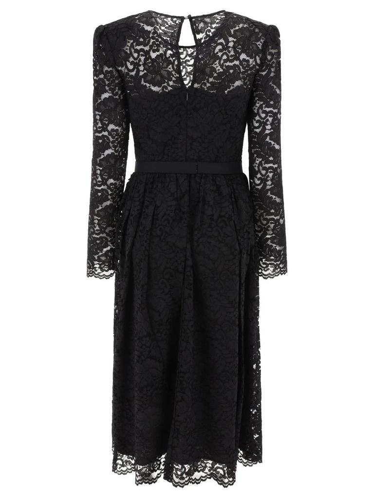 SELF-PORTRAIT SELF-PORTRAIT Cord lace midi dress 2