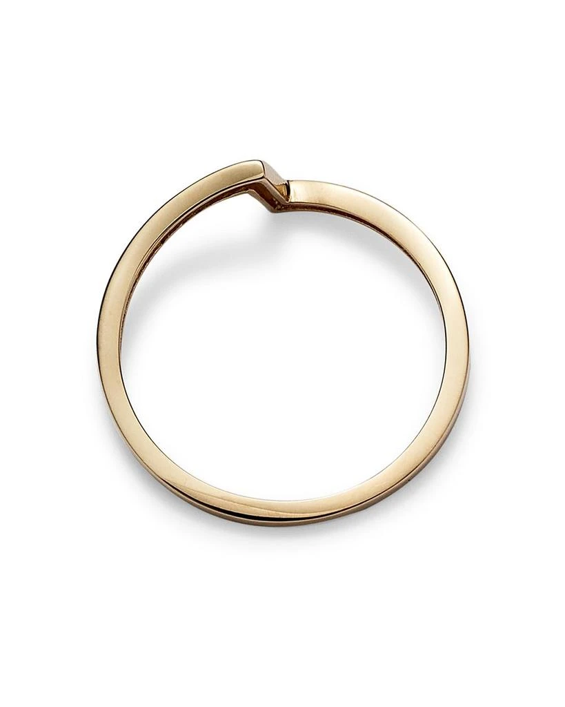 Moon & Meadow Asymmetric Band Ring in 14K Yellow Gold - Exclusive 3