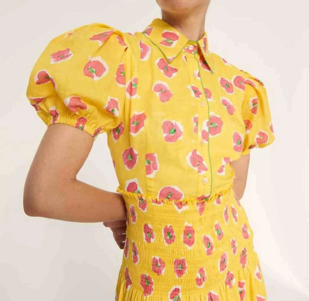 De Loreta De Loreta - Begonia Print Mote Dress 3