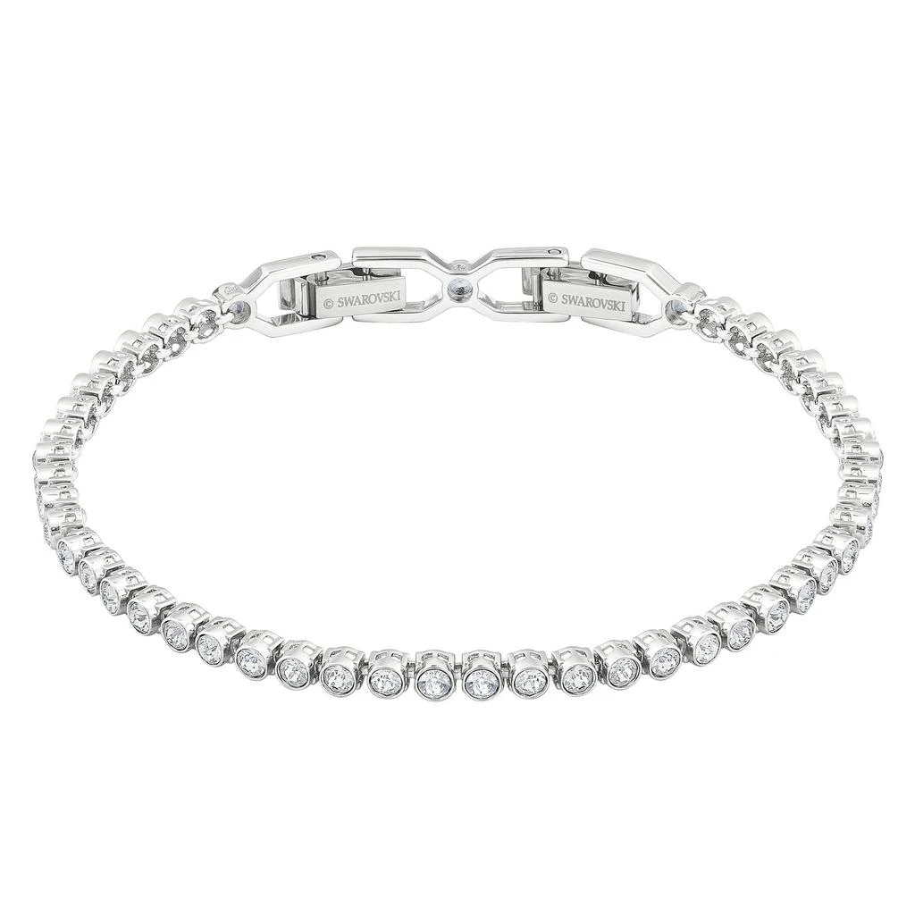 Swarovski Emily tennis bracelet round cut white rhodium plated 1