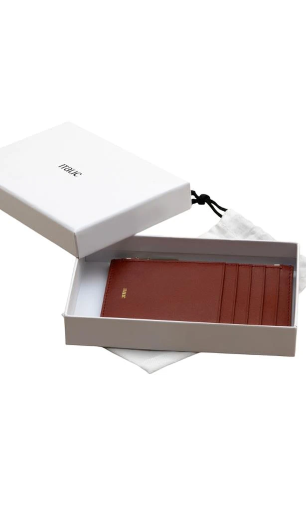Italic Albee Leather Card Holder 4