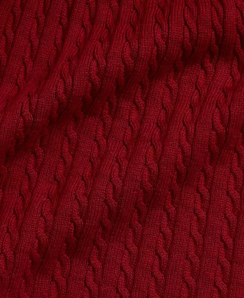 Ralph Lauren Baby Girls Cable Knit Sweater Dress and Bloomer 3