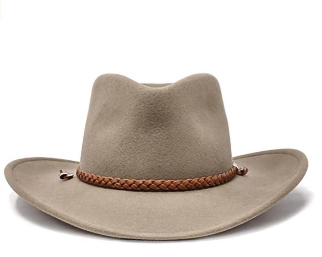 Resistol Unisex Stetson Sagebrush Crushable Hat In Mushroom
