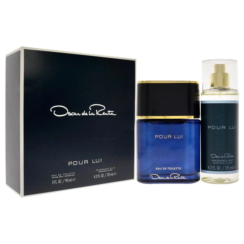 Oscar de la Renta Oscar Pour Lui by Oscar De La Renta for Men - 2 Pc Gift Set 3oz EDT Spray, 4.2oz Fragrance Mist 1