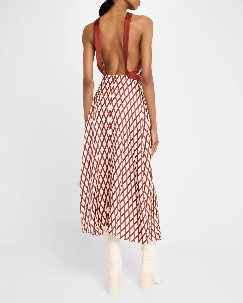 strapless open back dress Adam Lippes Ribbed Long-Sleeve Women Top