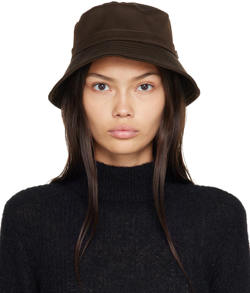 Jacquemus Black Les Classiques 'Le bob Ovalie' Bucket Hat