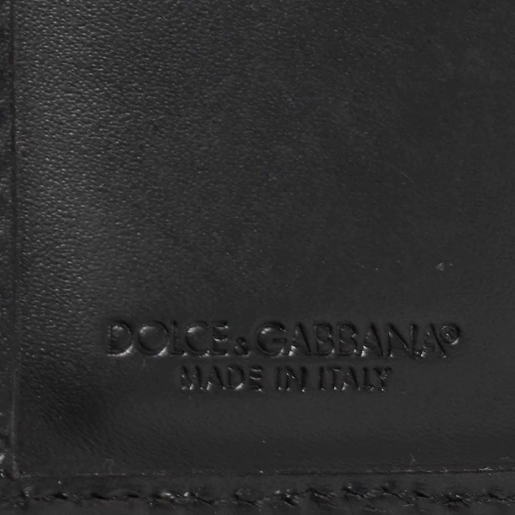 Dolce & Gabbana Dolce & Gabbana Black Leather Bifold Card Holder 7