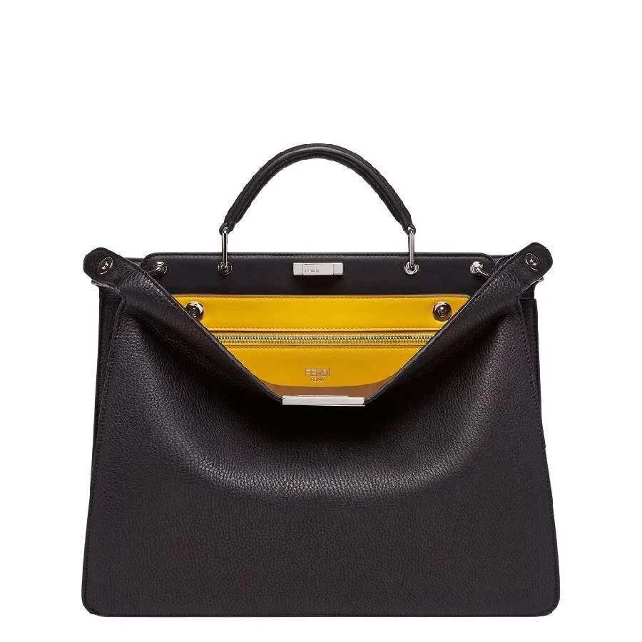 Fendi Peekaboo Leather Briefcase 1