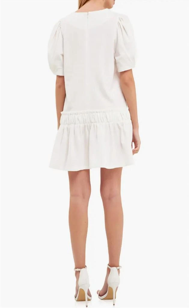 English Factory English Factory - Puff Sleeve Mini Dress 3