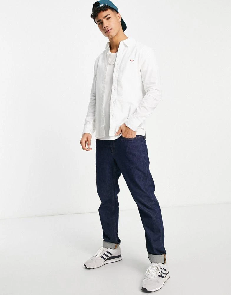 Levi's Levi's oxford shirt with small logo in white 3