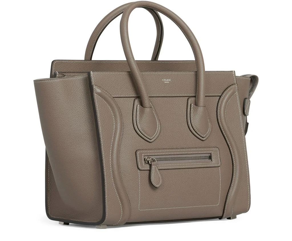 CELINE Micro luggage handbag in drummed calfskin 1