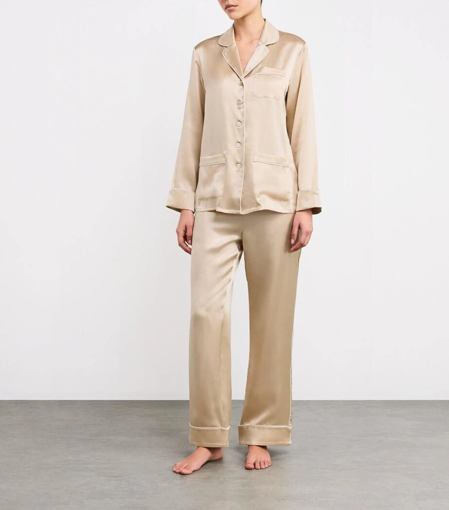 OLIVIA VON HALLE Silk Coco Pyjama Set 2