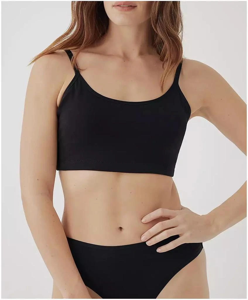Pact Plus Size Everyday Strappy Scoop Bralette 1