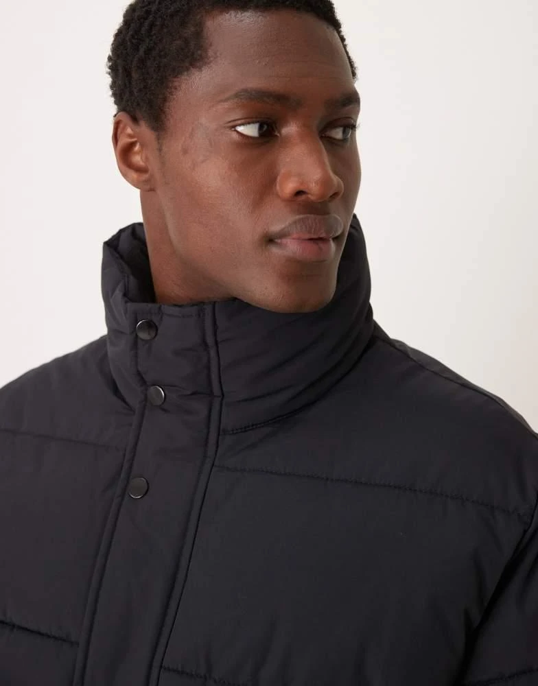 Abercrombie & Fitch Abercrombie & Fitch ultra puffer jacket in black 4