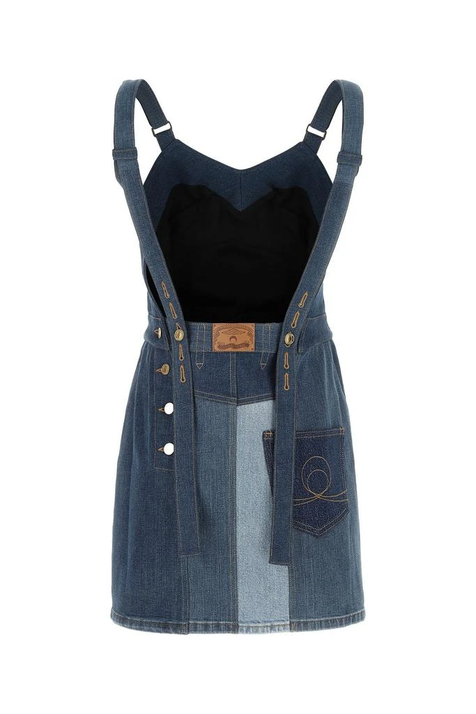 MARINE SERRE Denim dungarees dress 1