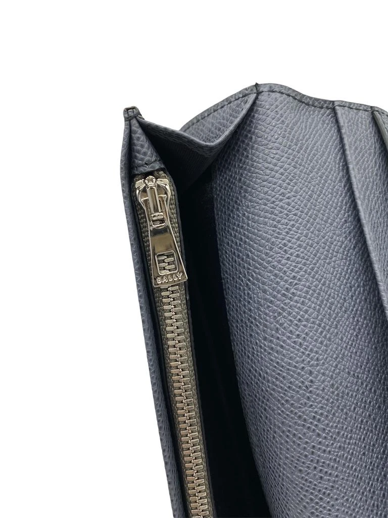 Bally Mialiro Men's 6216396 Dark Grey Leather Embossed Wallet 3
