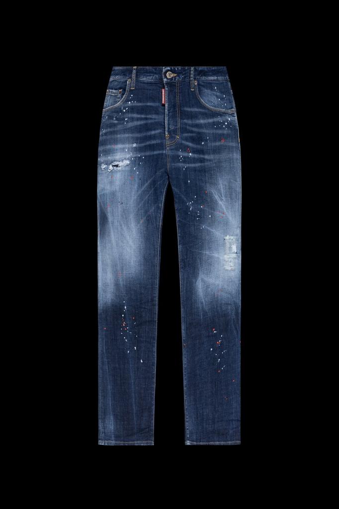 DSQUARED2 Dsquared2 Distressed Straight-Leg Jeans