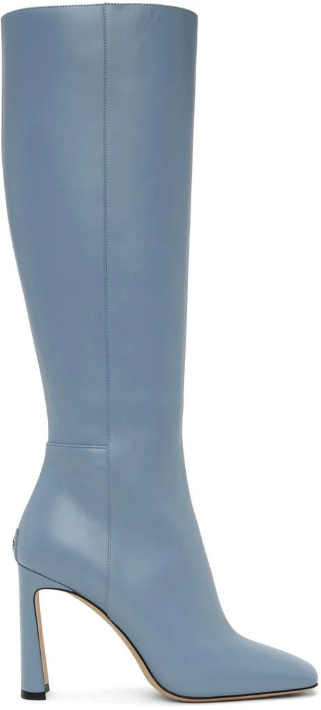 Jimmy Choo Blue Kinsey Boots 1