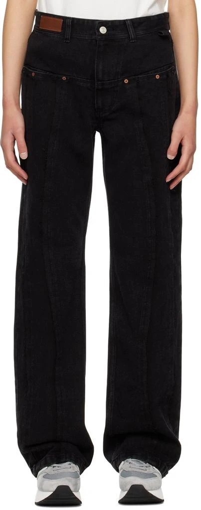 Andersson Bell Black Timothy Wide Jeans 1