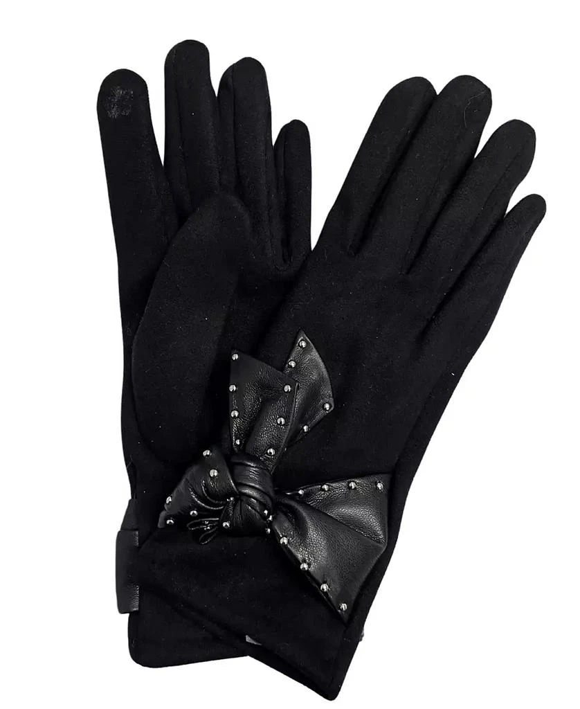 MARCUS ADLER Suede Glove with Bow 1