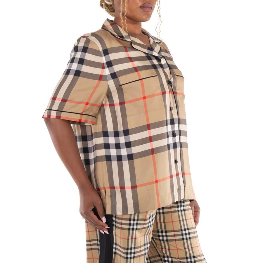 Burberry Archive Beige Vintage Check Pyjama Shirt