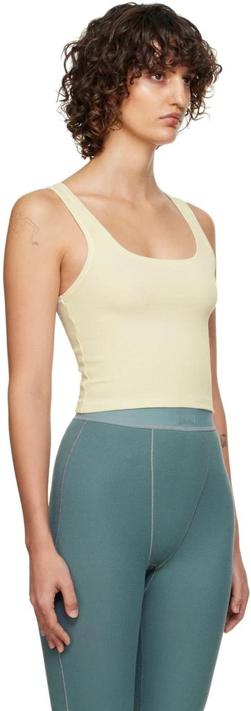 SKIMS Off-White Cotton Rib Tank Top 2