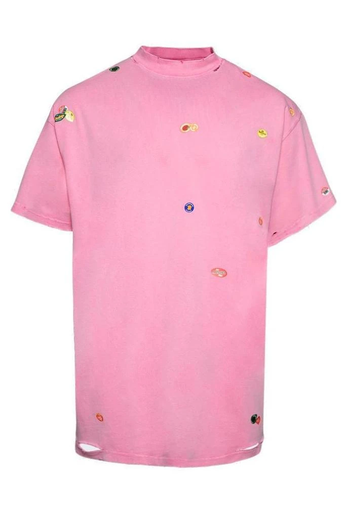 Balenciaga Balenciaga Distressed Oversized T-Shirt from Cettire