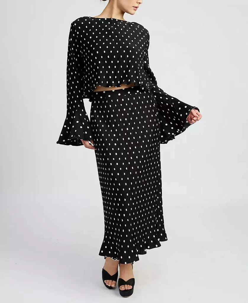En Saison Women's Darlene Polka-Dot Swing Top 5