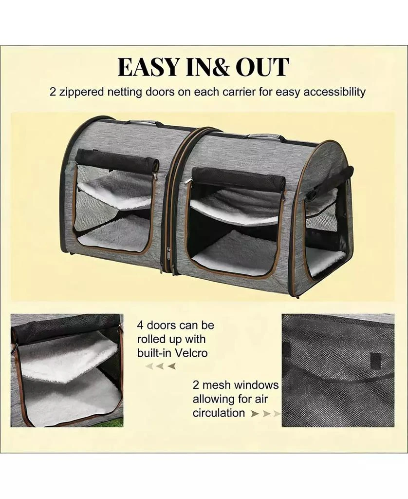 Zeus 
Ruta Travel Cat Crate Portable Soft-Sided Cat Carrier Bag 8