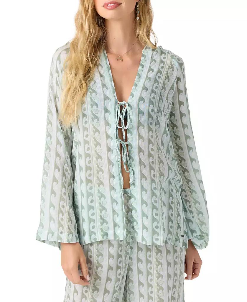 O'Neill Juniors' Regina Printed Hoodie Cover-Up