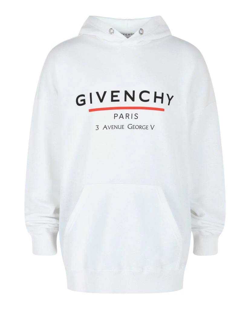 Givenchy Logo Graphic Print Hoodie