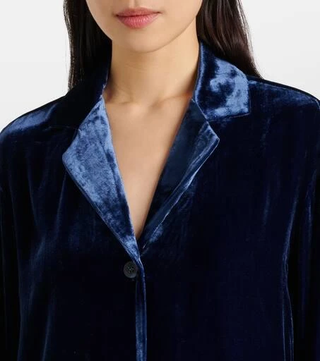 Asceno Beverly velvet shirt 4