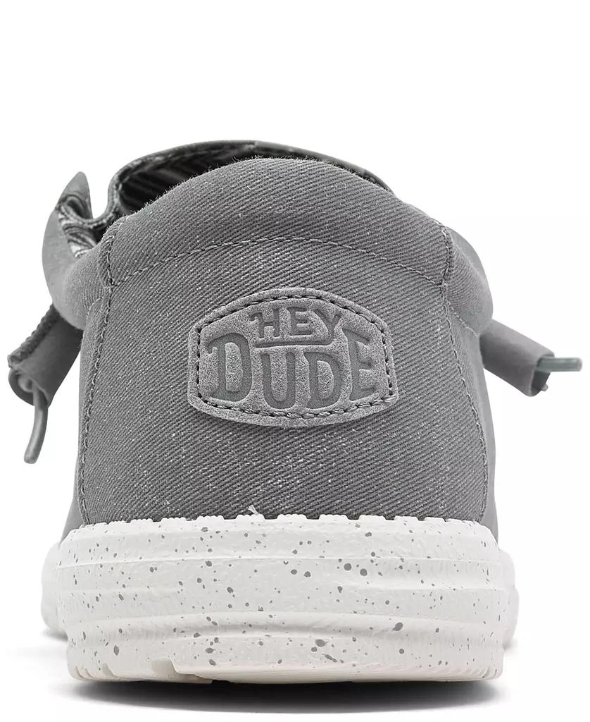 Hey Dude Men's Wally Canvas Casual Moccasin Sneakers from Finish Line 4