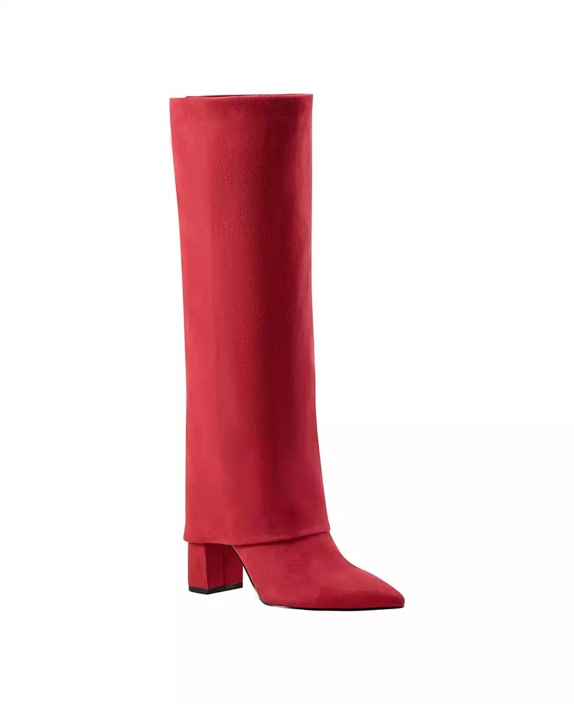 Marc Fisher Women's Fadila Fold Over Cuff Knee High Dress Boots 1