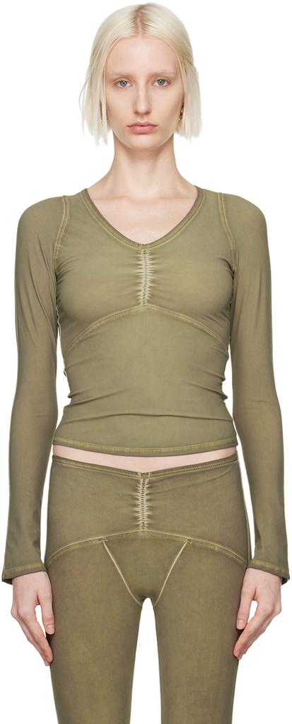 KNWLS Khaki Ghost Long Sleeve T-Shirt