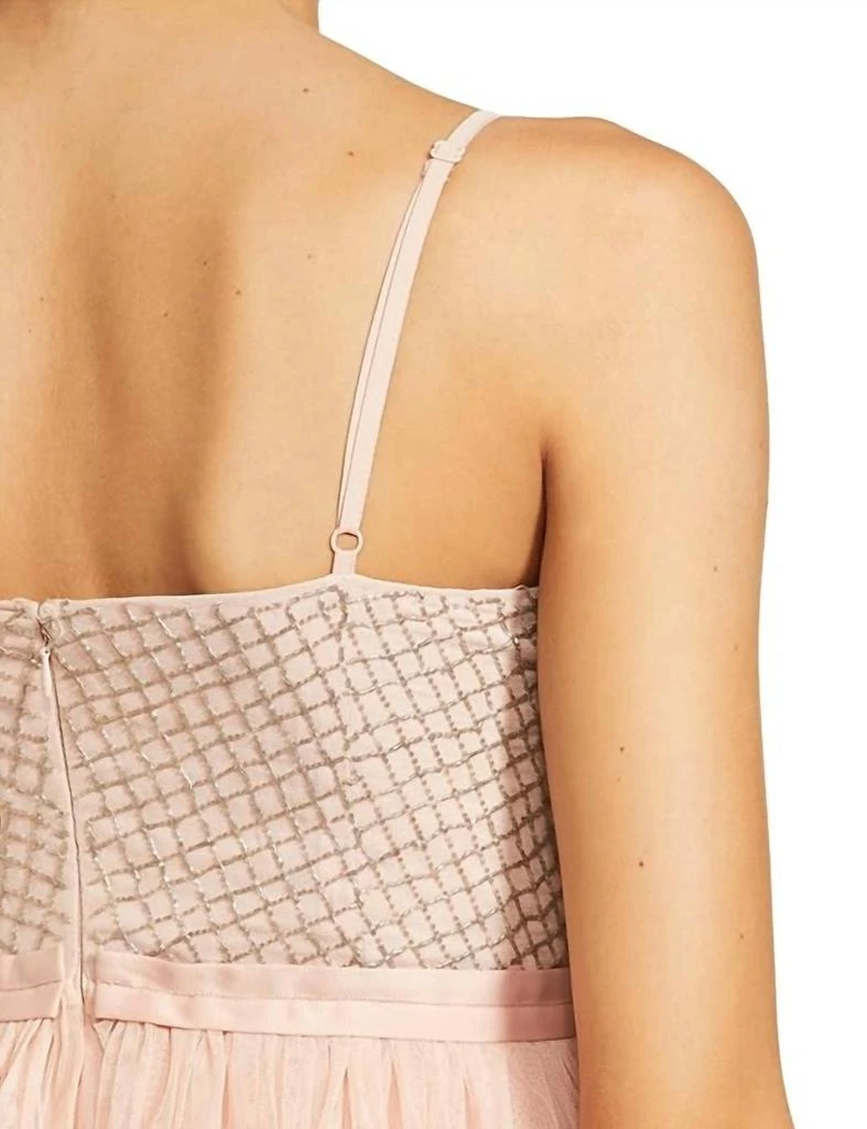 Needle & Thread Coppelia Dress In Peach 4