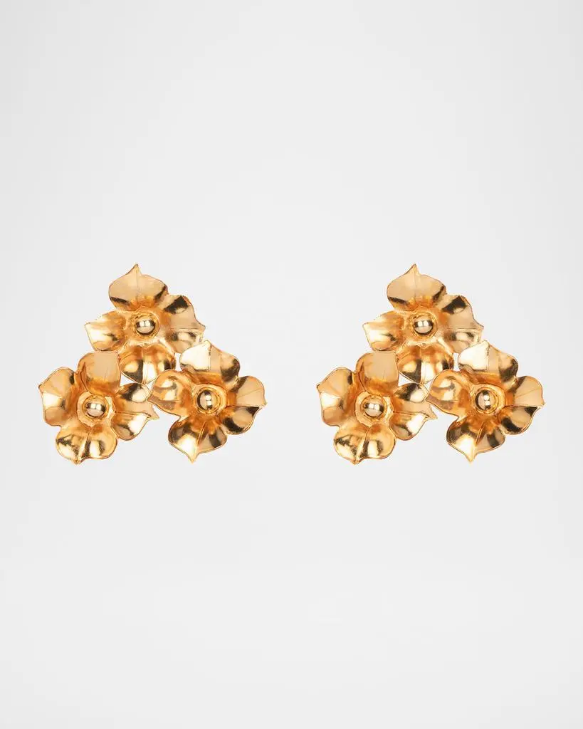 Jennifer Behr Macie Flower Cluster Earrings