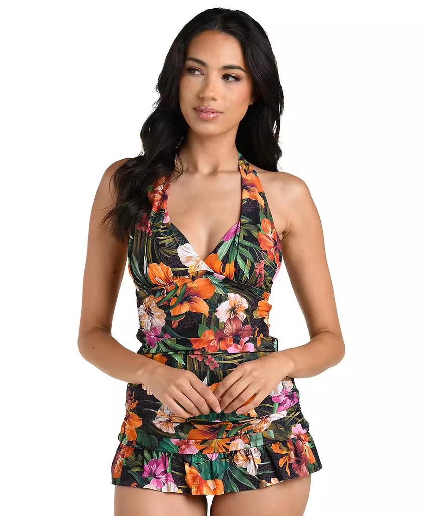 La Blanca Women's Tropical Hideaway V-Neck Tankini
